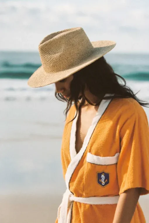 The Inca Fedora Pineapple Stitch Natural