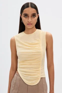 The 'Sierra' Mesh Top Butter
