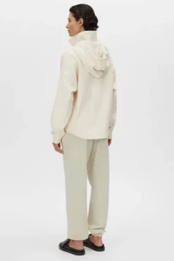 Wade Zip Up Hoodie Linen